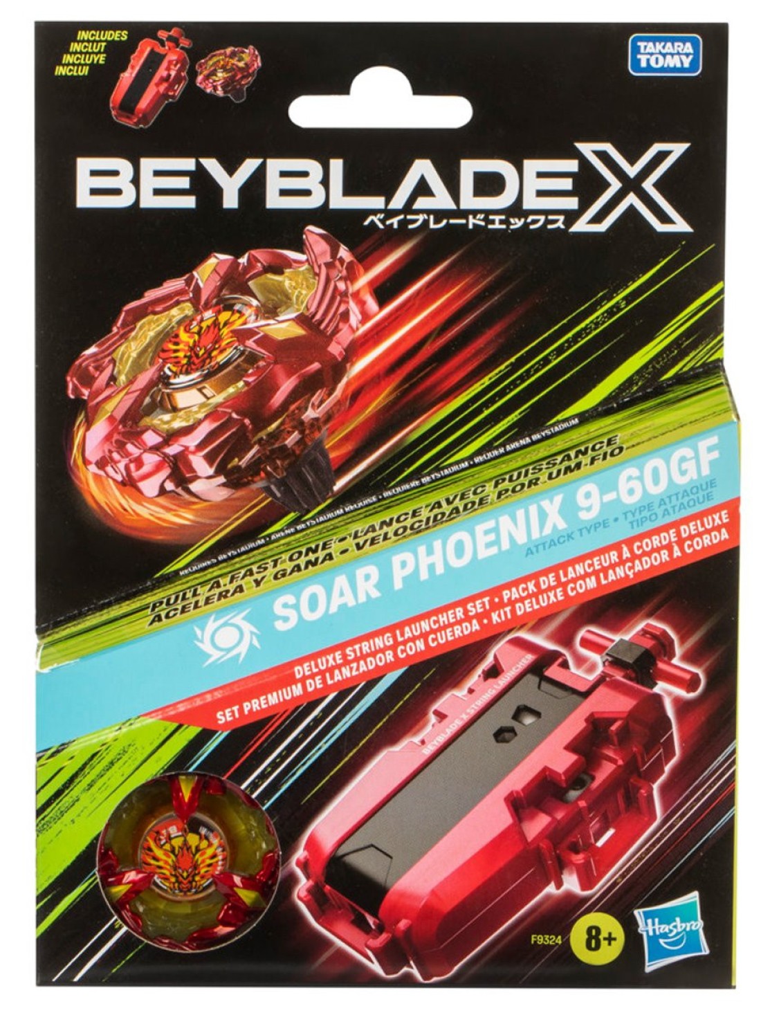 Beyblade X · Hasbro · Soar Phoenix 9-60GF