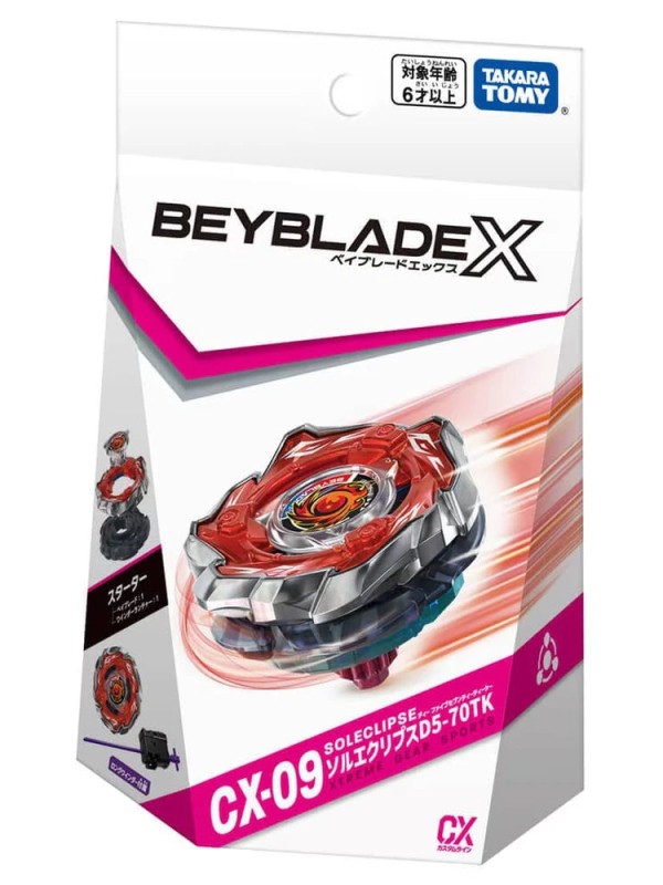 Beyblade X · TakaraTomi · CX-09 Sol Eclipse 5-70TK