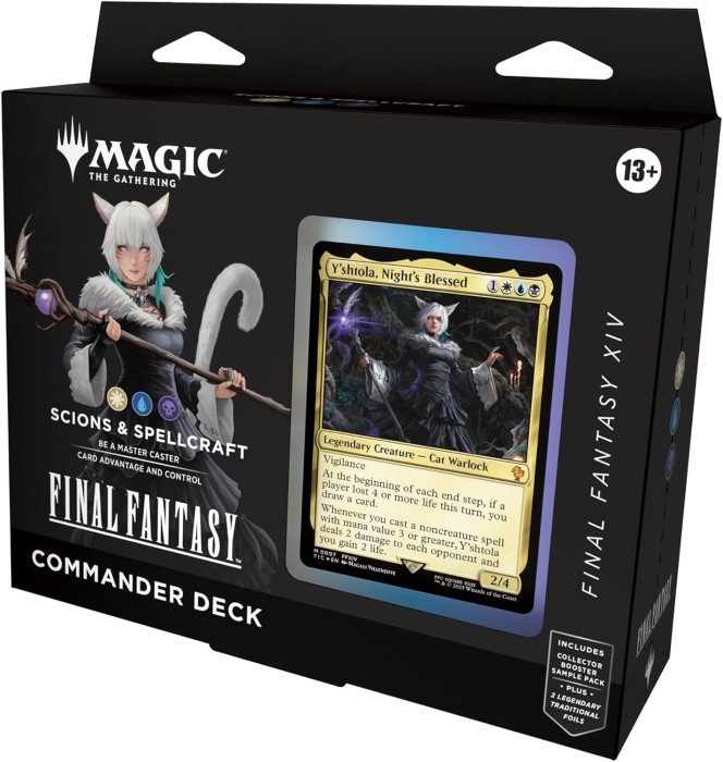 Magic: The Gathering · Final Fantasy · Commander Deck Scion e Stregoneria