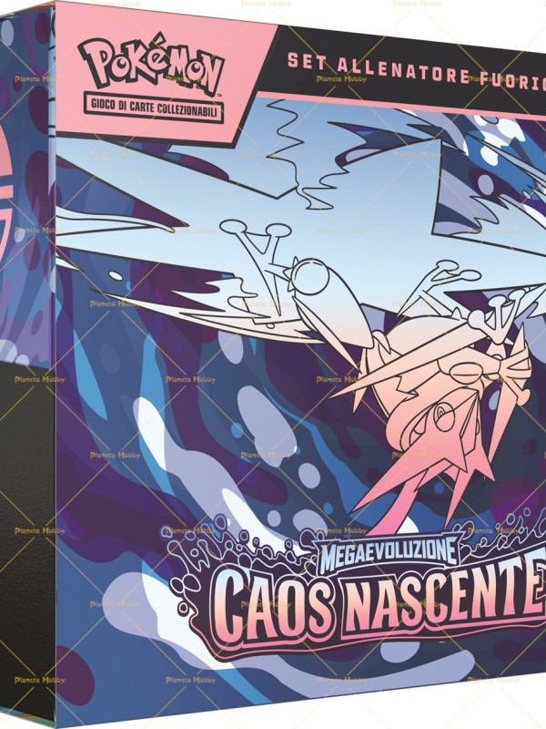 Pokémon Megaevoluzione Caos Nascente · Set Allennatorefuoriclasse
