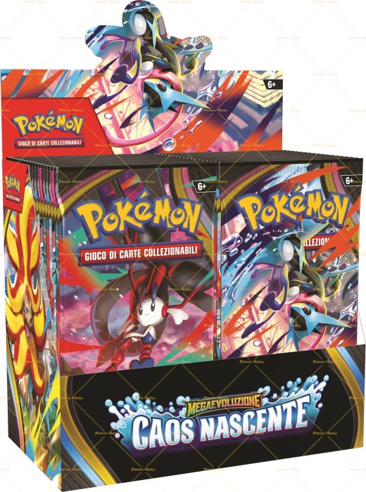 Pokémon Megaevoluzione Caos Nascente · Booster Box