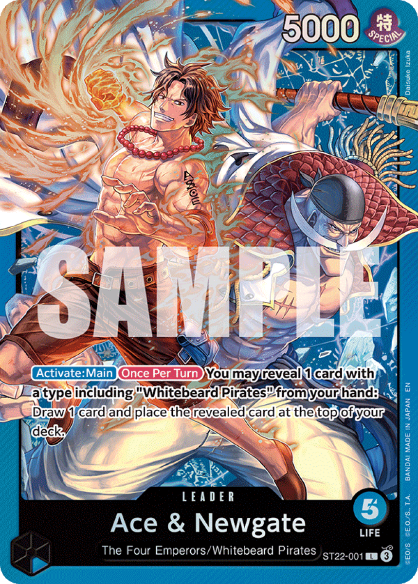 One Piece Card Game · Starter Deck ST22 · Ace & Newgate