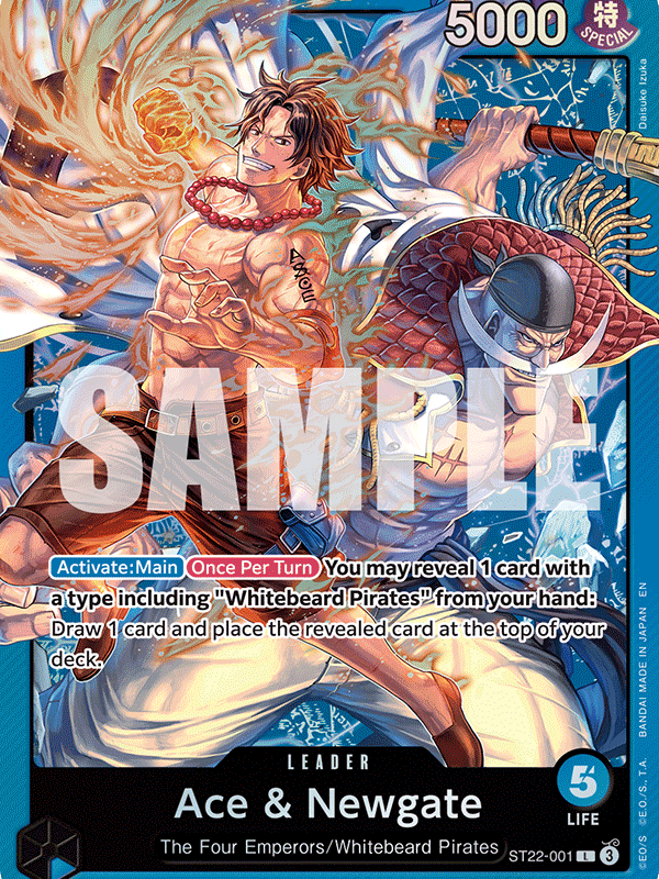 One Piece Card Game · Starter Deck ST22 · Ace & Newgate