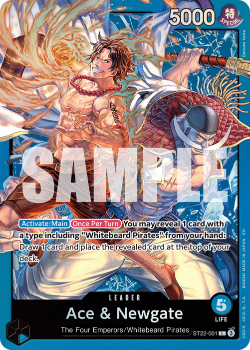 One Piece Card Game · Starter Deck ST22 · Ace & Newgate