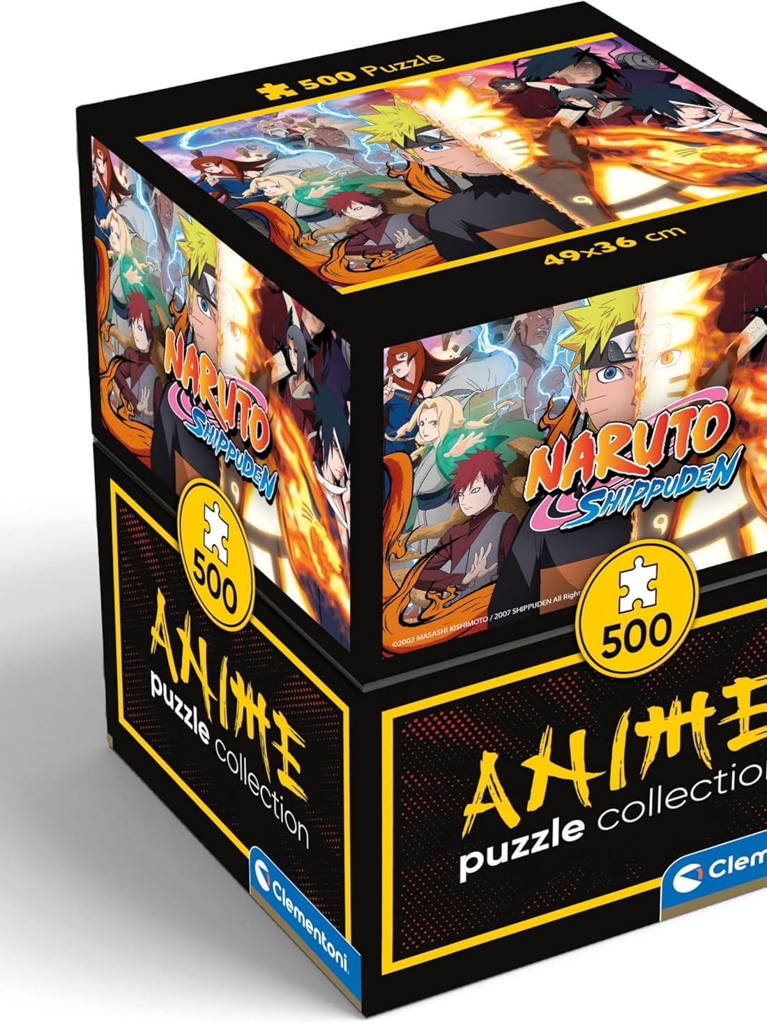 Clementoni · Cube Anime Puzzle Collection · Naruto Shippuden Cercoterio (35516) · 500PZ