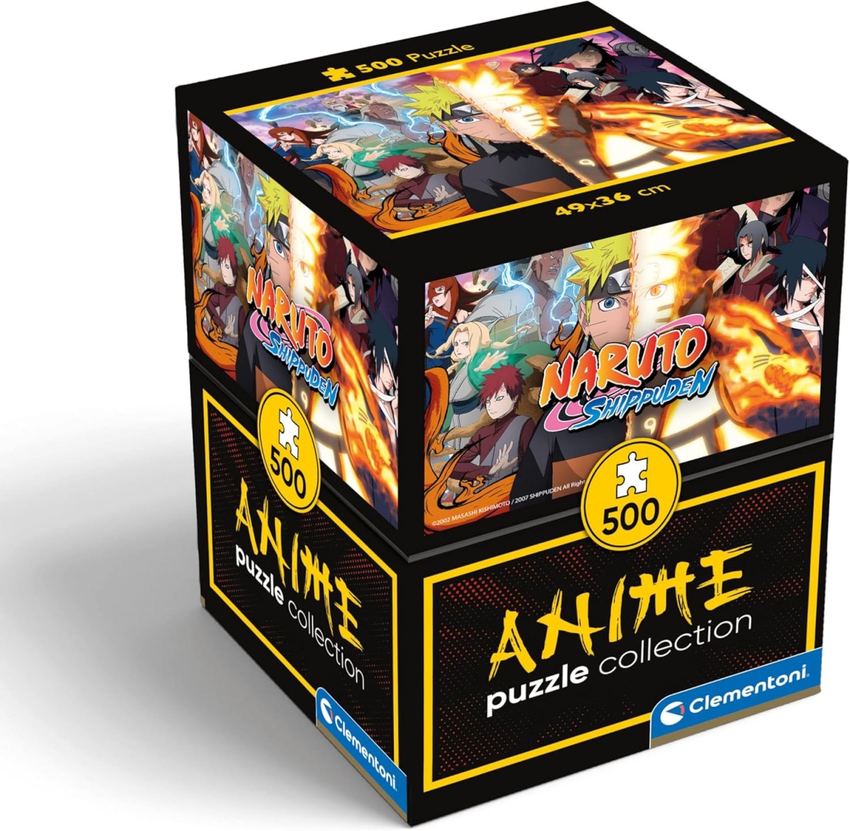 Clementoni · Cube Anime Puzzle Collection · Naruto Shippuden Cercoterio (35516) · 500PZ