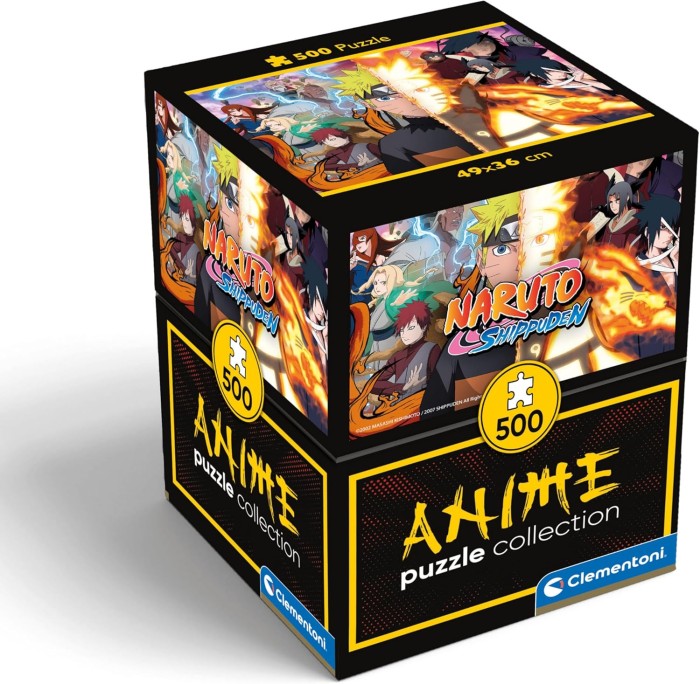 Clementoni · Cube Anime Puzzle Collection · Naruto Shippuden Cercoterio (35516) · 500PZ