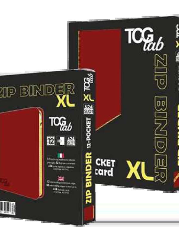 TCGlab · Zip Binder XL 12 Pocket · Rosso