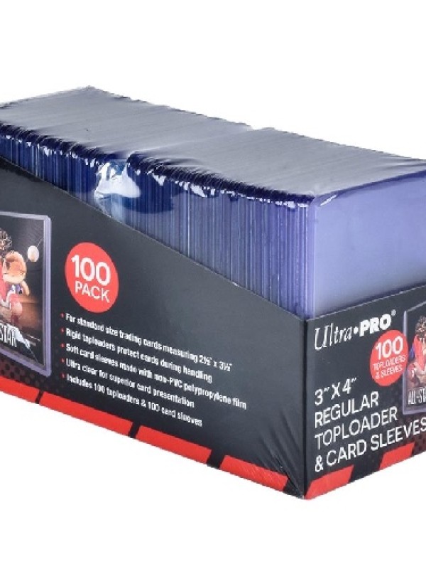 Ultra Pro 100 Regular (3X4) Toploader & Penny Sleeves