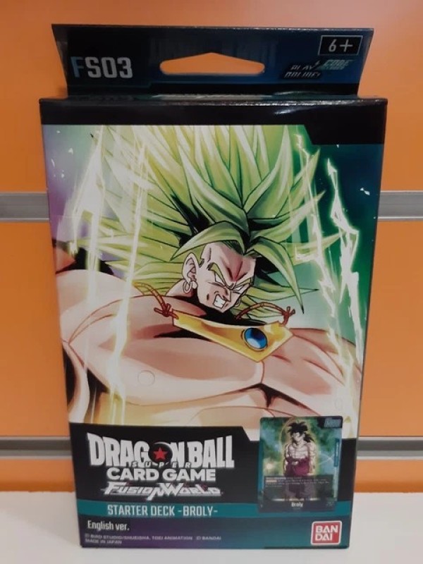 Dragon Ball Super Card Game · Fusion World Starter Deck FS03 · Broly
