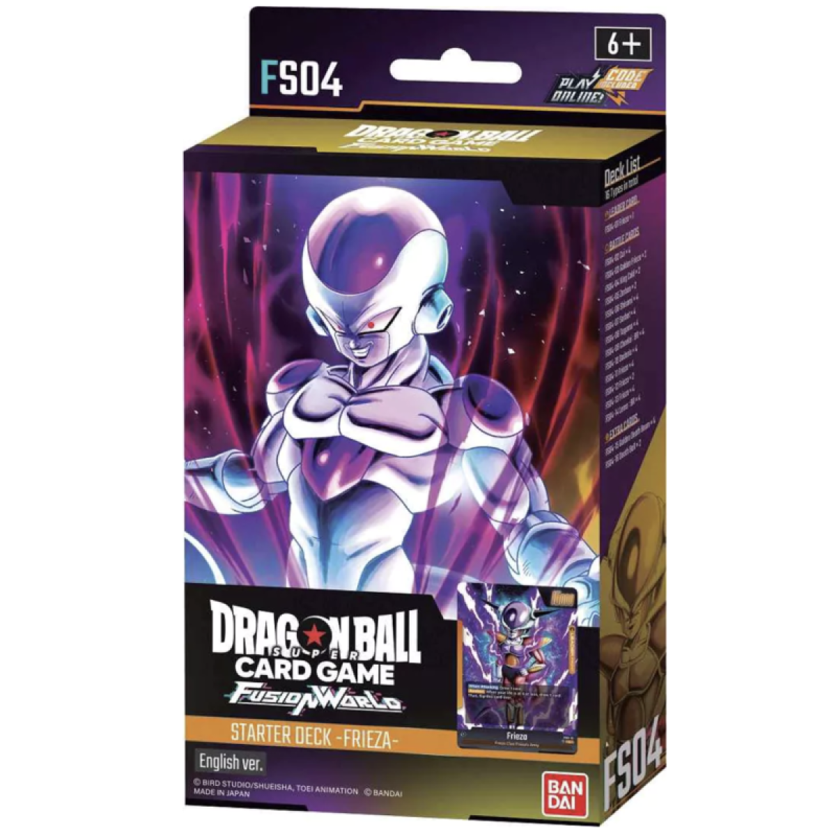 Dragon Ball Super Card Game · Fusion World Starter Deck FS04 · Frieza