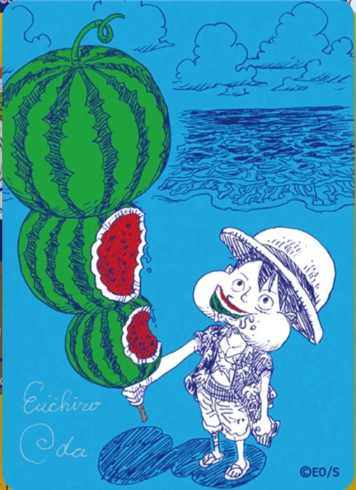 ONE PIECE Luffy Metakira Natsucomi watermelon 2026 Promo Eiichiro Oda