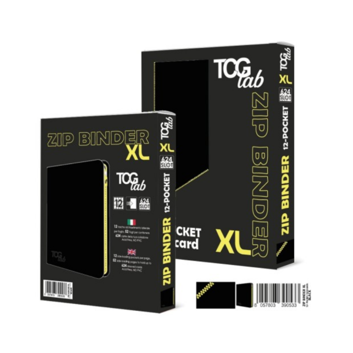 TCGlab · Zip Binder XL 12 Pocket · Nero