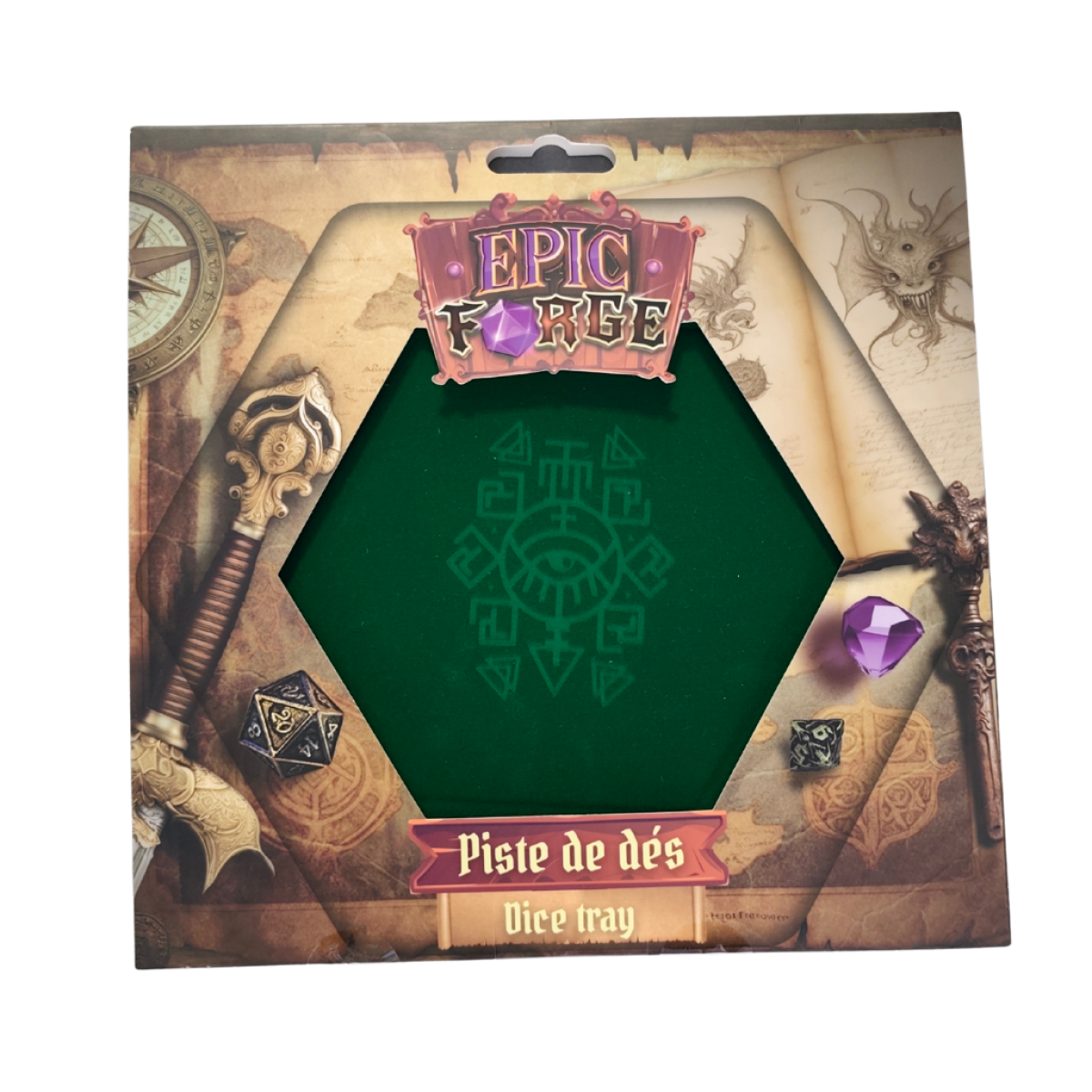 Epic Forge · Dice Tray · Verde