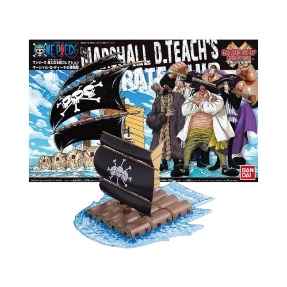 Model Kit · Bandai · One Piece · Grand Ship Collection · Marshall D. Teach's Pirate Ship