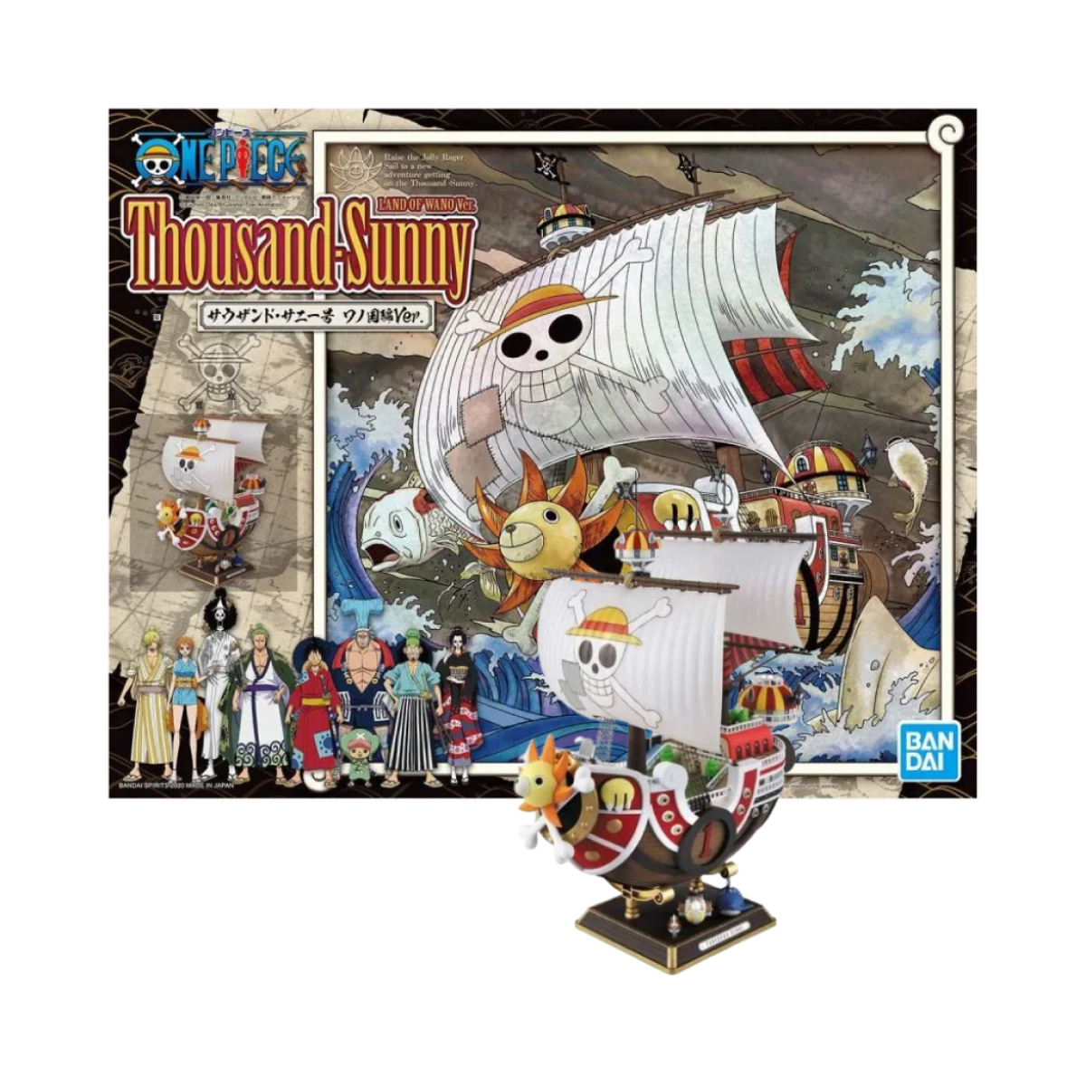 Model Kit · Bandai · One Piece · Thousand Sunny · Land of Wano Version