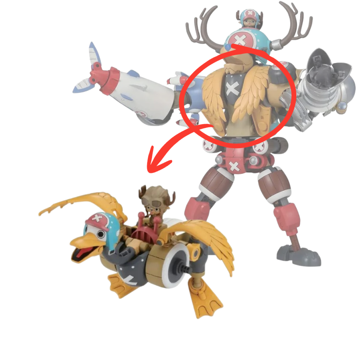 Model Kit · Bandai · One Piece · Chopper Robo 5' Chopper Wing