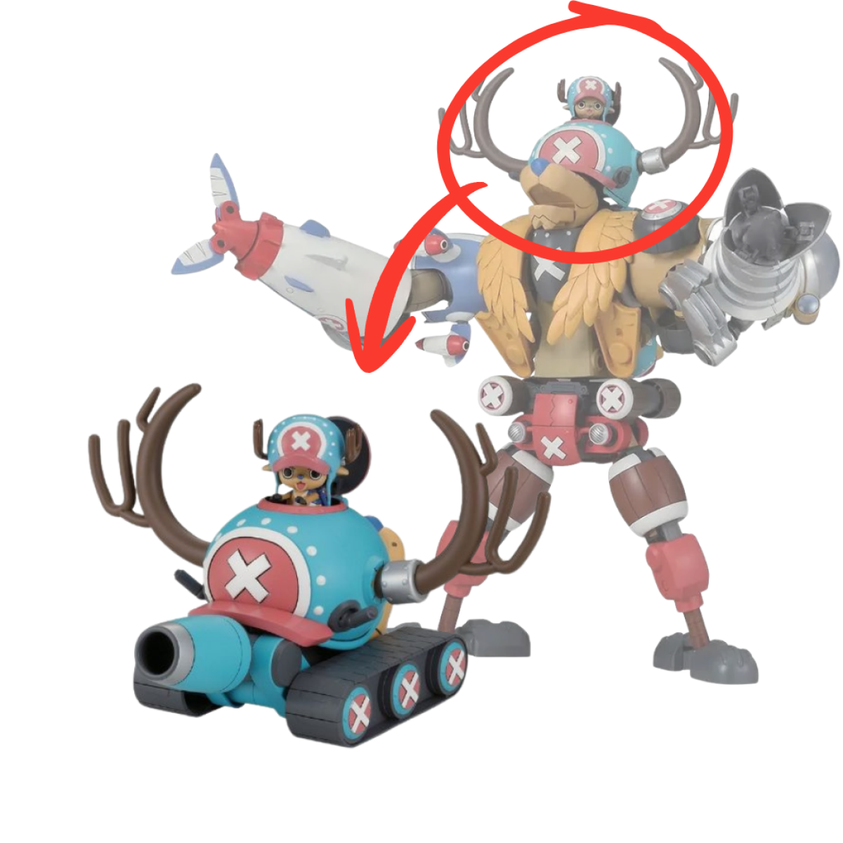 Model Kit · Bandai · One Piece · Chopper Robo 5' Chopper Tank